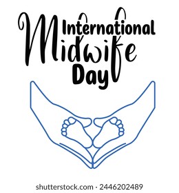 International midwives day. 5 may. Vector illustration  - Powered by Shutterstock