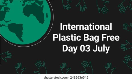 International Plastic Bag Free Day web banner design illustration  - Powered by Shutterstock