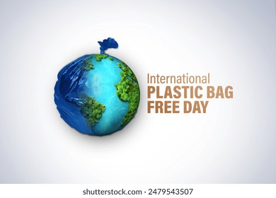 International Plastic Bags Free Day concept Background. - Powered by Shutterstock