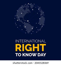 International Right To Know Day Social Media Banner.