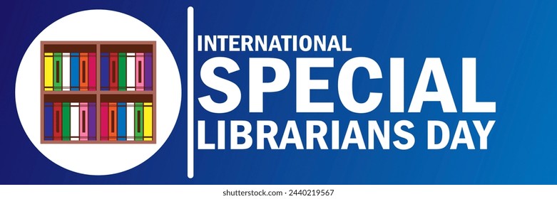 International Special Librarians Day. Suitable for greeting card, poster and banner. - Powered by Shutterstock