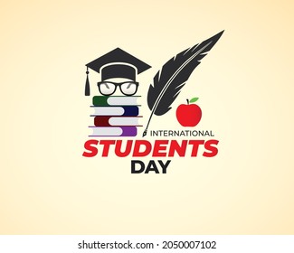 International Students Day. November 17. World students day concept. Template for background, banner, card, poster. - Powered by Shutterstock