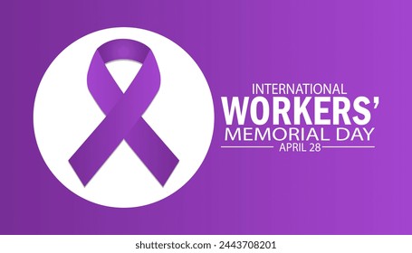 International Workers Memorial Day. Holiday concept. Template for background, banner, card, poster with text inscription - Powered by Shutterstock