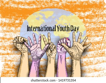 International Youth Day Images Stock Photos Vectors Shutterstock