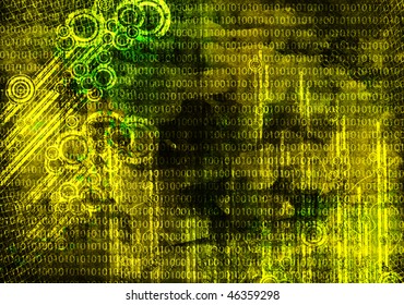 Internet background concept