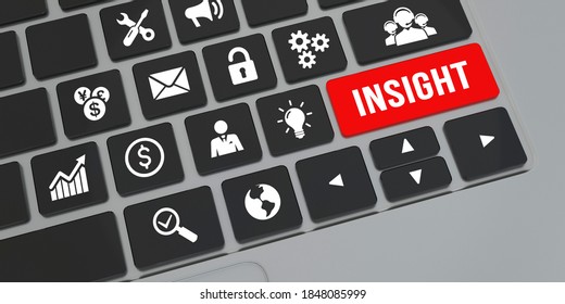 Internet, business, Technology and network concept. INSIGHT inscription, successful business concept. 3d illustration - Shutterstock ID 1848085999