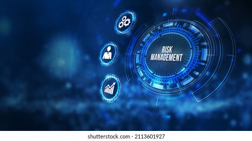 Internet, Business, Technology And Network Concept. Risk Management And Assessment For Business Investment Concept. 3d Illustration.