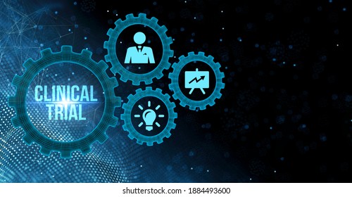 Internet, Business, Technology And Network Concept.Clinical Trial	
3D Illustration