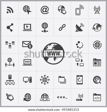 internet icons universal set for web and mobile