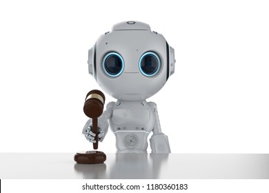 Robot Standing Thinking Pose Isolated On Stock Illustration 126614885