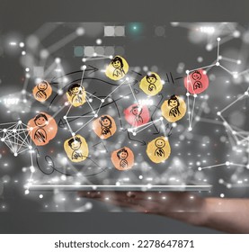 internet net and data digital concept
