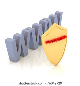 Internet security concept