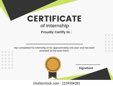 Internship Program Certificate For The Interns