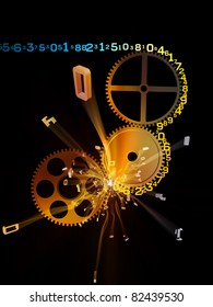 Interplay Of Numbers And Gears On The Subject Digital Processing, Number Crunching And Computer Technologies