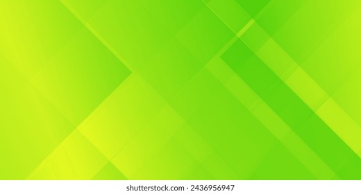 Intersecting lines and squares arranging randomly, vector of green background made by squares and triangles, presentation creative banner abstract blank green background with geometric patterns.	