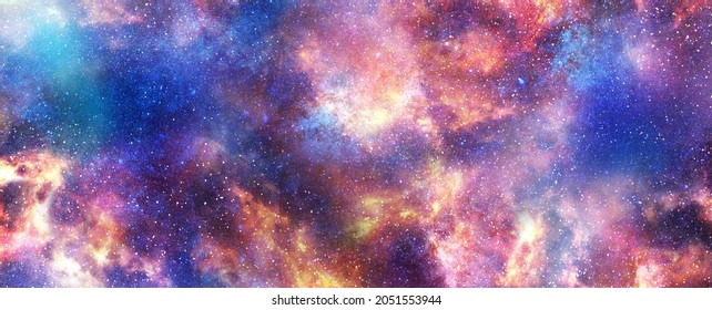 Interstellar Cosmic Cloud Star Dust And Nebula Stellar Concept Of Space Universe Equirectangular Environment Background

