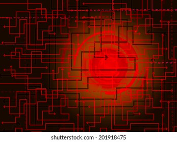 Intertwined Arrows Background Meaning Multiple Arrows Or Superposition Effect 