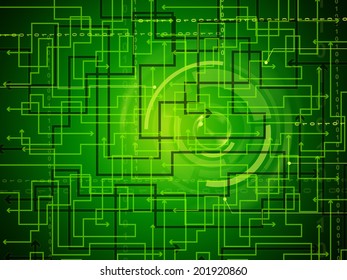 Intertwined Arrows Background Meaning Web Communication Or Connections 