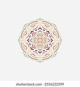 Intricate minimalist pattern with a symmetrical mandala design in soft earthy tones. Perfect for wedding invitations, event decor, or any project that requires an elegant and timeless aesthetic - Powered by Shutterstock