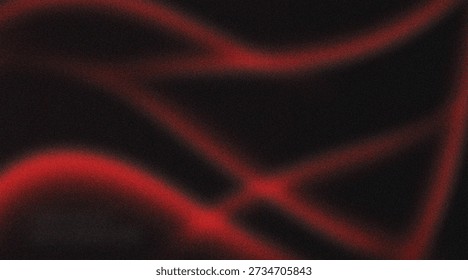 Intricate red lines forming a complex and captivating abstract pattern.
