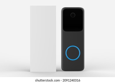 Introducing Blink Video Doorbell Outdoor Camera System With Sync Module 2 Two-way Audio, HD Video, Motion And Chime App Alerts. 3d Illustration