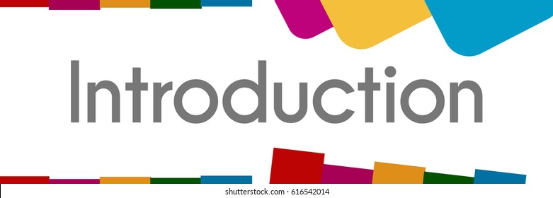 Introduction Word Images Stock Photos Vectors Shutterstock