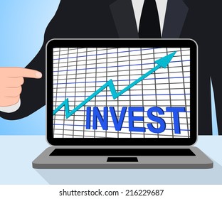 Invest Chart Graph Displaying Increase Investment
