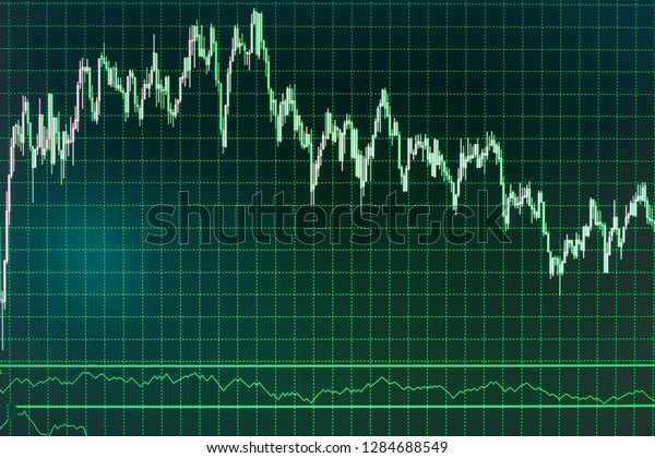 Investing Concept Gain Profits Faded Candlestick Stock Illustration - 