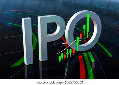 investing in IPO stocks, Initial Public Offering - 3d render