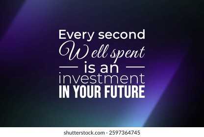 Investing in your future the importance of time management personal development digital artwork abstract inspirational