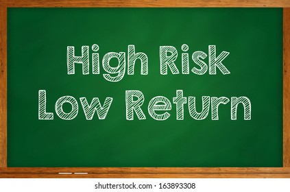 Investment Concept Low Risk High Return 스톡 일러스트 163893311 | Shutterstock