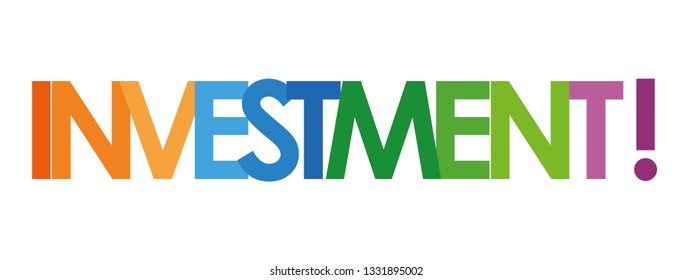 Investment Text White Background Stock Illustration 1331895002 ...