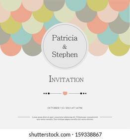 invitation or announcement card - Powered by Shutterstock