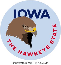 Iowa: The Hawkeye State | Digital Badge