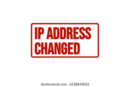 IP ADDRESS CHANGED – New IP Assigned Alert Seal