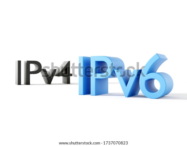 Ip Address Type Symbols Ipv4 Ipv6 Stock Illustration 1737070823