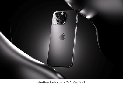 iPhone 15 Pro max render banner custom color