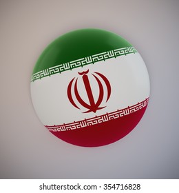 iran flag button