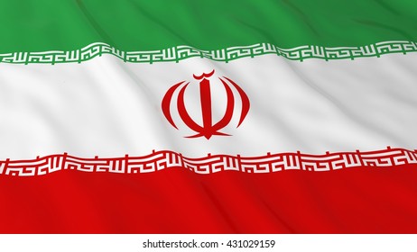 Iranian Flag Hd Background Flag Iran Stock Illustration 431029159 ...