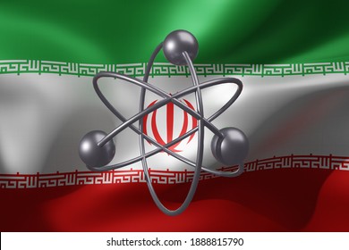 Iranian Nuclear Program, 3D Illustration