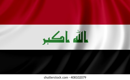 Iraq Flag Stock Illustration 408102079 | Shutterstock