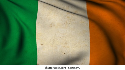 Ireland Grunge Flag