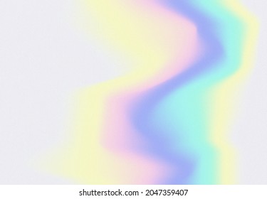 Iridescent Minimal Wall rainbow