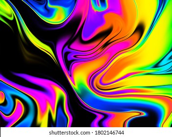 iridescent psychedelic swirl trippy artwork abstract acrylic background