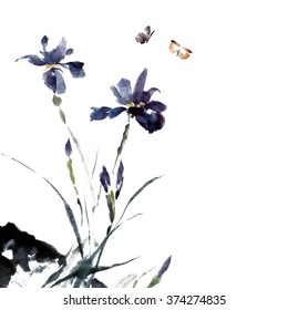 花菖蒲 のイラスト素材 画像 ベクター画像 Shutterstock