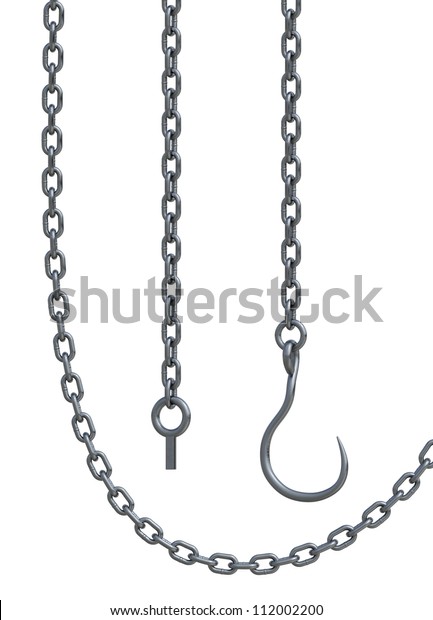 Iron Chain Isolated Stock Illustration 112002200