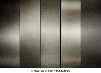 Iron Plate Collection Silver Textures Stock Illustration 608828510