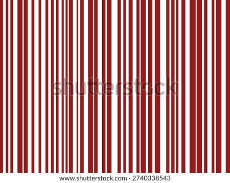 Irregular red and white stripes background