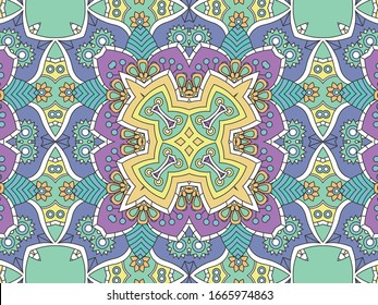 Islamic Pattern Ornament Background Decoration Stock Illustration ...