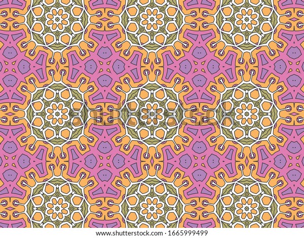 Islamic Pattern Ornament Background Decoration Stock Illustration ...
